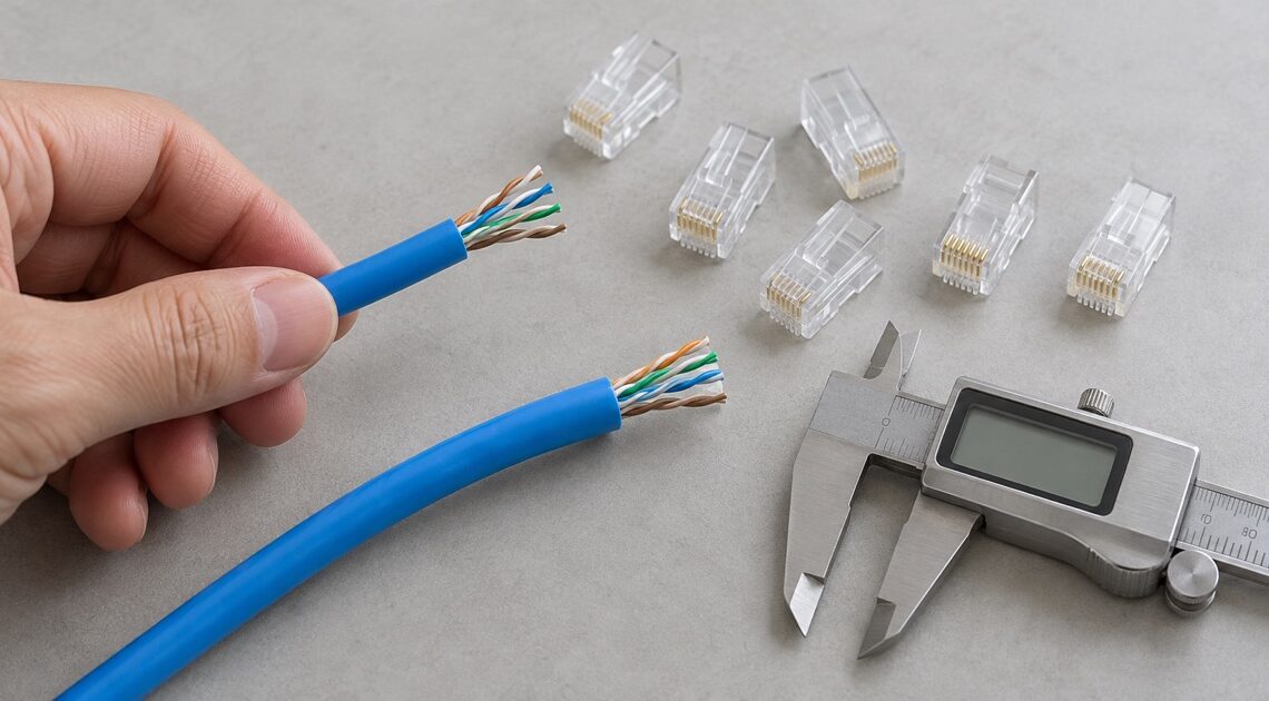LANケーブル用RJ45コネクタの選び方｜単線・より線・外径別に比較