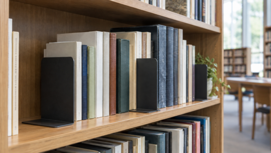 図書館司書向けブックエンドおすすめ4選｜本の高さ・板厚・棚で比較