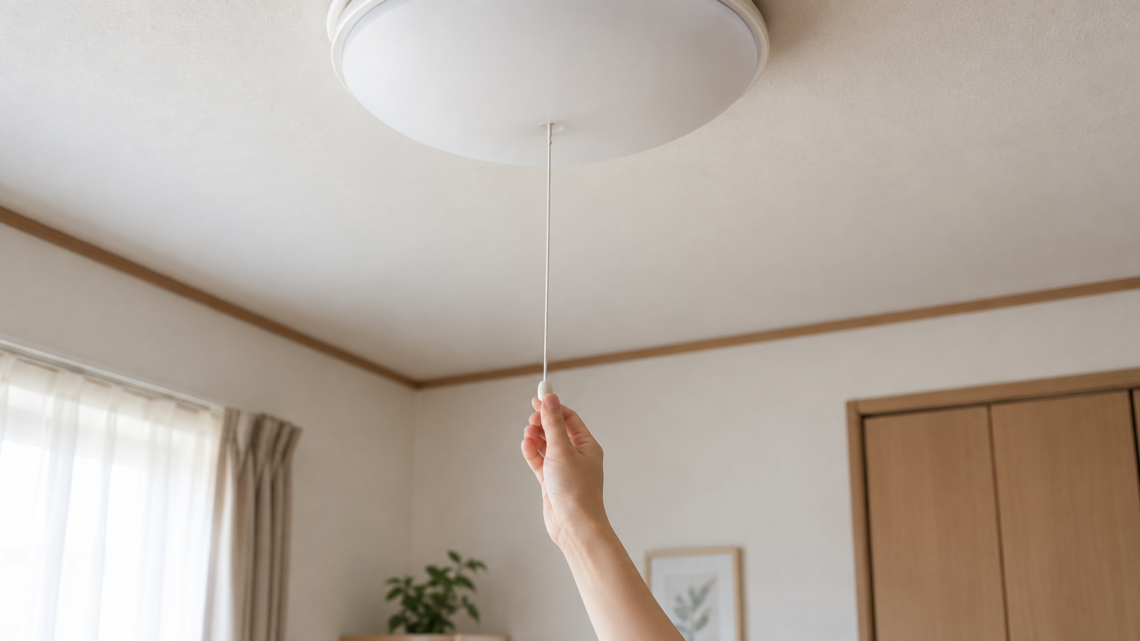照明用プルスイッチひもの交換|長さ・先端つまみ別おすすめ