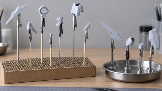 プラモデル塗装用クリップスタンドおすすめ5選｜開口幅・棒の長さ・収納本数を比較