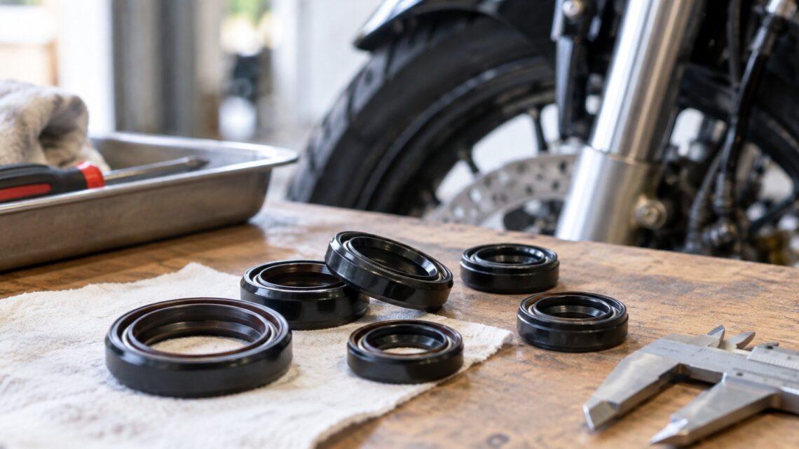 バイクのオイルシール交換｜内径・外径・厚み別の対応品と選び方