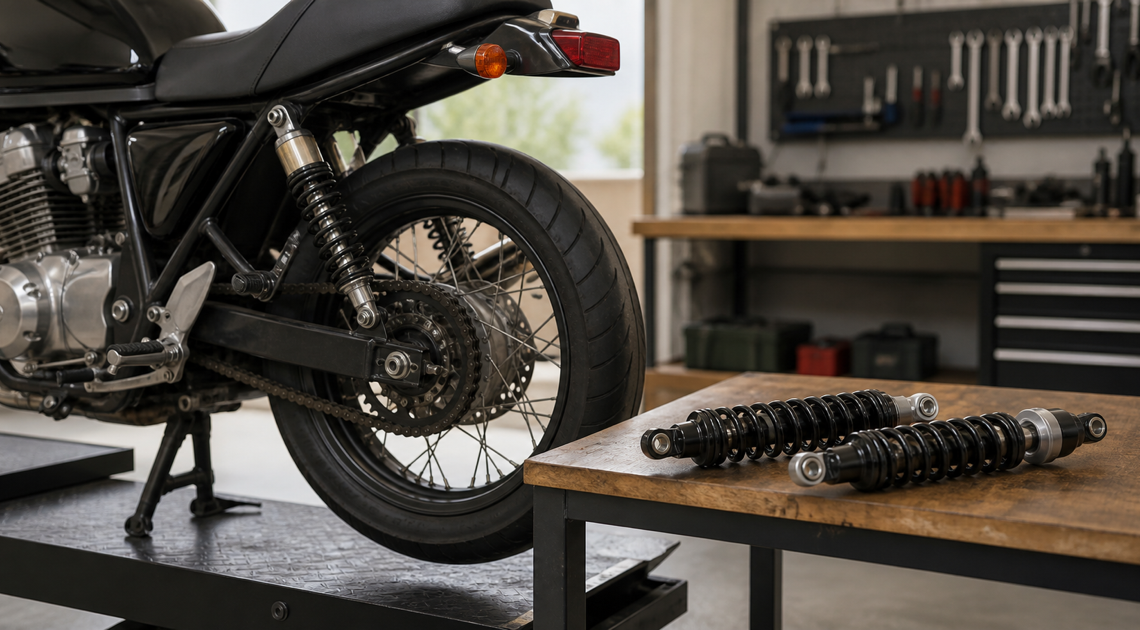 バイクのリアショックはどれに交換する？車種・型式別の対応品一覧