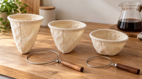 ネルドリップ用フィルター布の交換｜ろか器・深さ・形状別の対応品