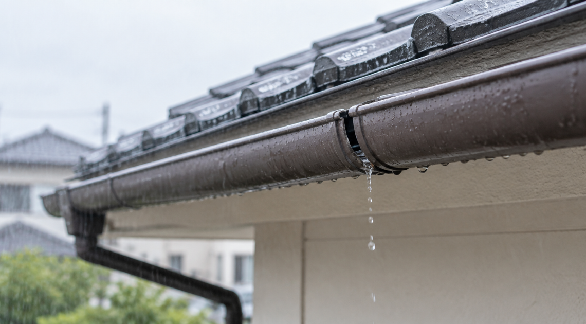 雨どいの軒継手交換|呼び径・形状別の適合商品