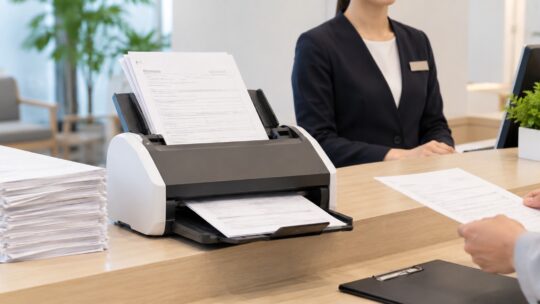 受付の書類電子化におすすめのスキャナー5選｜EPSON DS-790WNを中心に比較