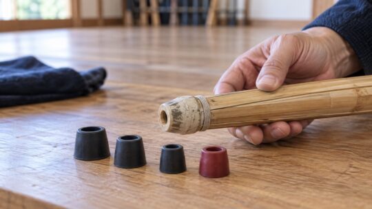 竹刀の先ゴムはどれ？内径別おすすめとカーボン専用品の選び方