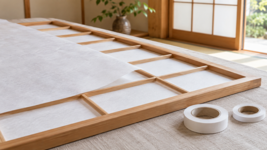 障子紙用両面テープの選び方｜紙の種類・テープ幅別に比較