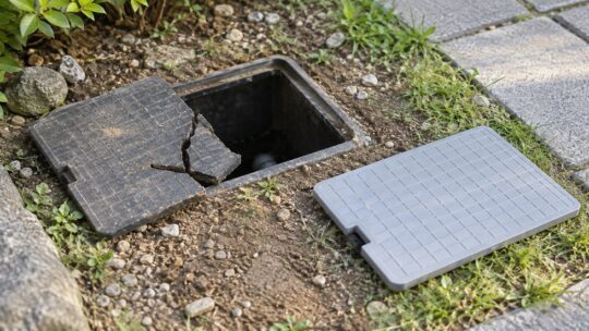 散水栓ボックスのふた交換｜外寸・形状・固定方式別の選び方