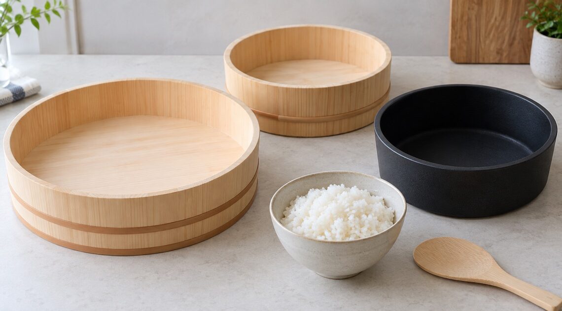 寿司桶の選び方とおすすめ｜飯量別に内径・深さ・材質を比較