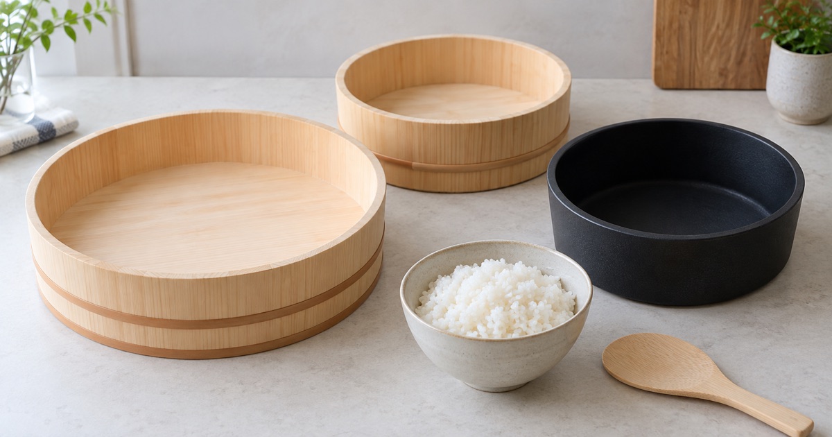 寿司桶の選び方とおすすめ｜飯量別に内径・深さ・材質を比較 – せせら