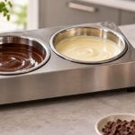 2つの内鍋でチョコレートを保温する卓上ウォーマーのイメージ