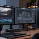 映像編集や3DCG制作に使う高性能ワークステーションの作業環境