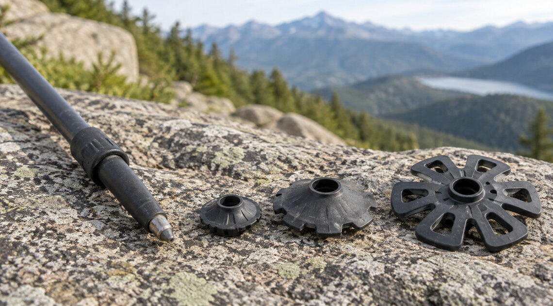 トレッキングポールの交換用バスケット|対応機種・取付方式・外径で選ぶ