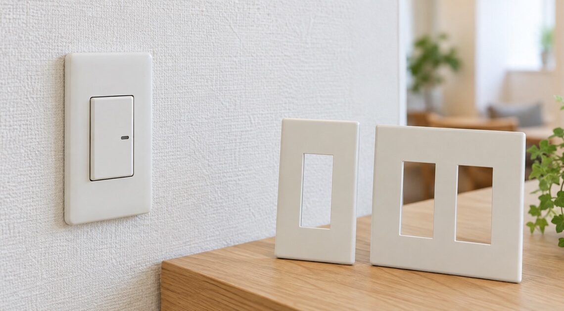 換気扇スイッチの化粧プレートはどれ?1連・2連とねじ間101mmで選ぶ