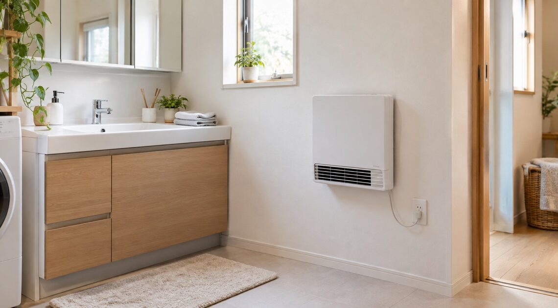 洗面所用壁掛けヒーターおすすめ5選|設置幅・消費電力・センサーで比較