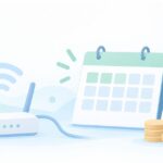 10ギガ光の割引が終わったらをイメージしたイラスト