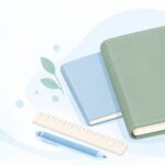 A5の手帳に長く使えるカバーを付けたいをイメージしたイラスト