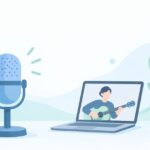 大人から音楽を習いたいをイメージしたイラスト