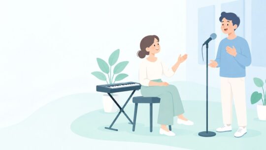 歌が苦手で人前で歌えない？大人がマンツーマンのボイトレを始める方法