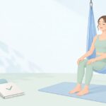 ヨガ未経験でもエアリアルヨガの資格は取れるをイメージしたイラスト