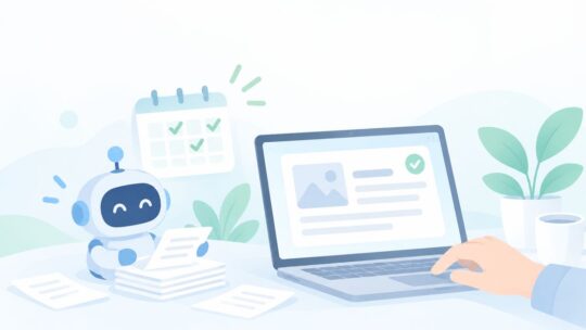 ブログの更新が止まる？AIに下書きを任せて続ける方法