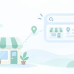 ChatGPTで自分の店は紹介されるをイメージしたイラスト