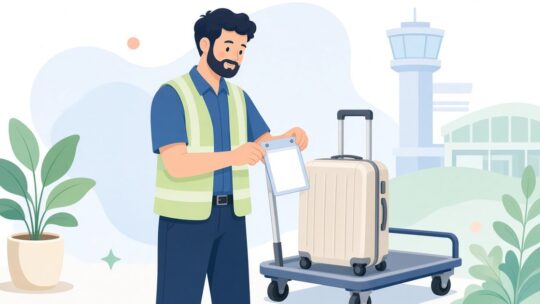 空港グランドハンドリング作業員向け防水ラベルホルダー4選｜手荷物タグの寸法と固定方式