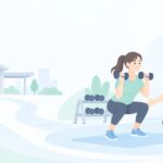 赤羽駅の近くで通い放題のパーソナルジムはをイメージしたイラスト