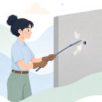 アンカー孔清掃ブラシをイメージしたイラスト