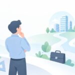 建築士の転職先はどこがあるをイメージしたイラスト