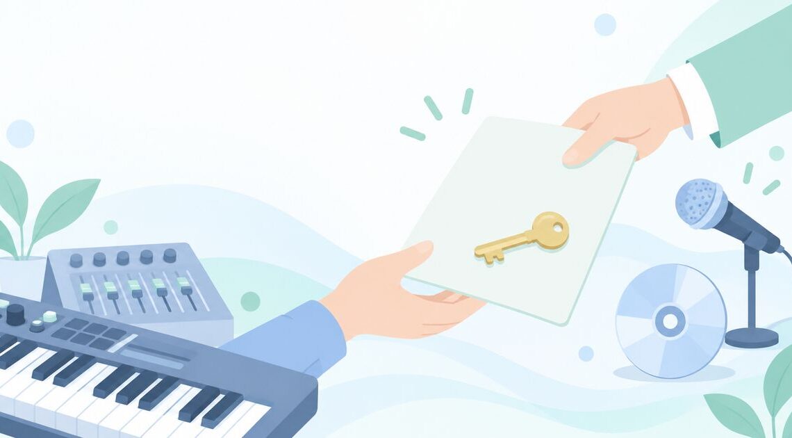 自分の曲をライブや配信で使いたい？編曲の権利も受け取れる頼み方