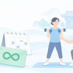浅草でパーソナルジムに通いたいをイメージしたイラスト