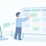 Excelのタスク管理が限界ならをイメージしたイラスト