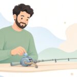 ベイトリール用レベルワインドキャップをイメージしたイラスト