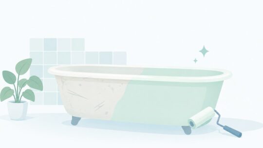 浴槽のザラつきやひび割れが気になる？交換せずに塗装で直す方法