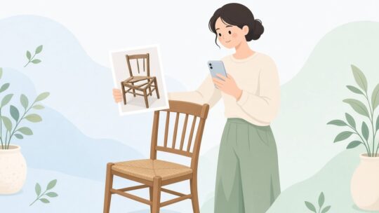 直す前と直したあとで同じ位置から撮って比べてから渡す方法