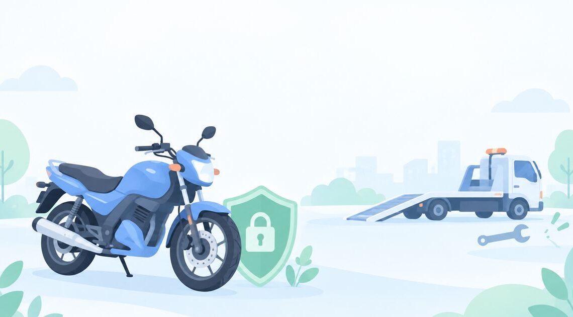 バイク通勤で盗難や故障が心配？盗難保険とロードサービスで備える方法