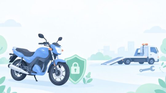 バイク通勤で盗難や故障が心配？盗難保険とロードサービスで備える方法
