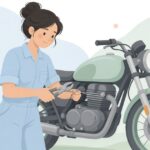 ワイヤーツイスターで安全線を撚る様子をイメージしたイラスト