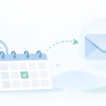 予約の前日に確認メールを送るのが大変をイメージしたイラスト