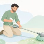 刈払機ギアケースグリスをイメージしたイラスト