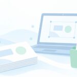 名刺のデータがもらえないをイメージしたイラスト