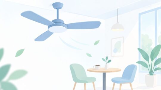お店にシーリングファンを付けたい？カフェの空間に合う選び方