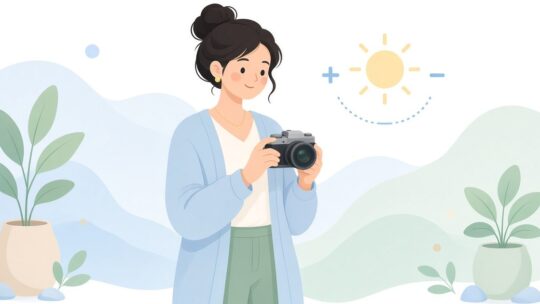 カメラの露出補正で明るさを整える方法