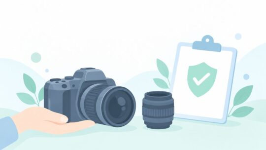 カメラを借りて壊したら弁償？故障の負担を確かめて借りる方法