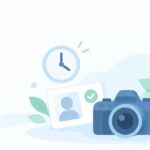 初めてのカメラレンタルは間に合うをイメージしたイラスト