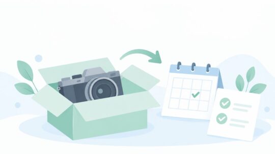 カメラのサブスクをやめたい？自動更新の前に返す方法