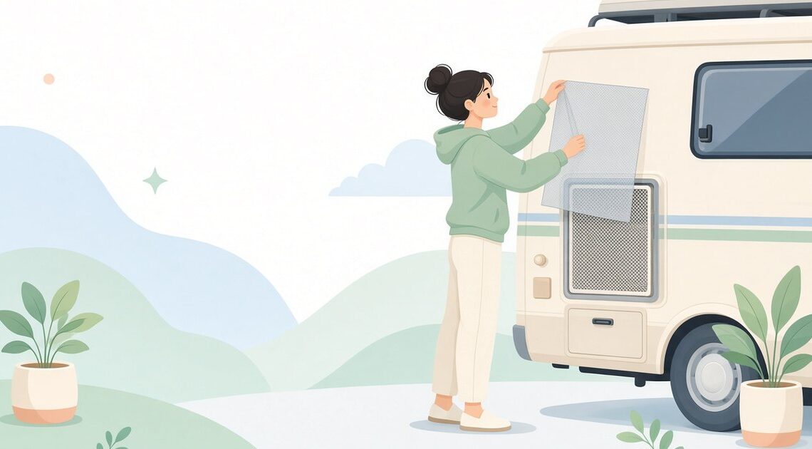 キャンピングカー用冷蔵庫排気口メッシュ おすすめ