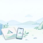 キャンプ好きへの贈り物は何がいいをイメージしたイラスト
