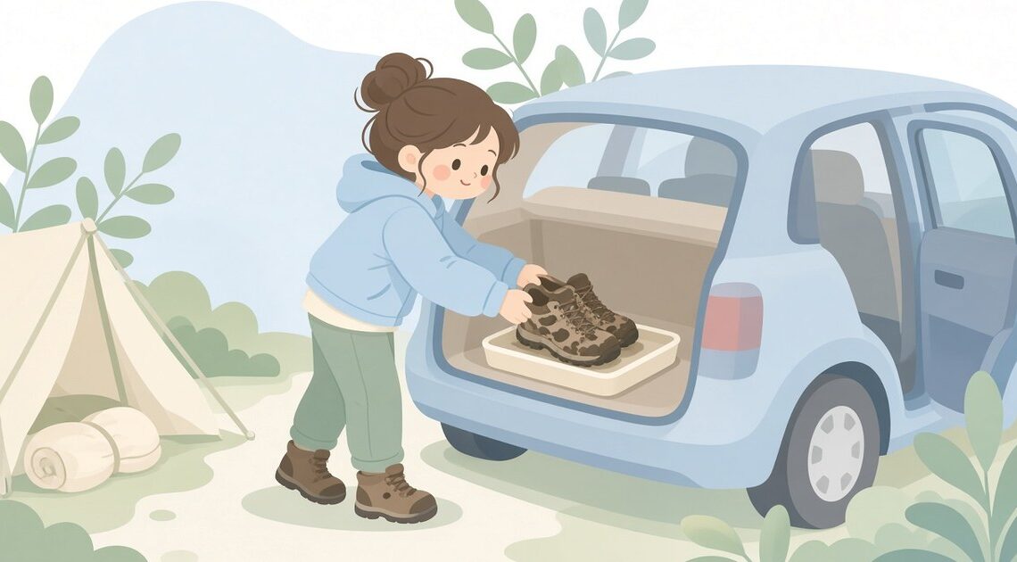 車中泊の靴置きトレーおすすめ9選｜後席足元の泥汚れ対策